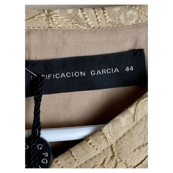 Purificación García NWT $5850 Formal Sheath Dress Textured Sz 44 / US 12 - Picture 3 of 11